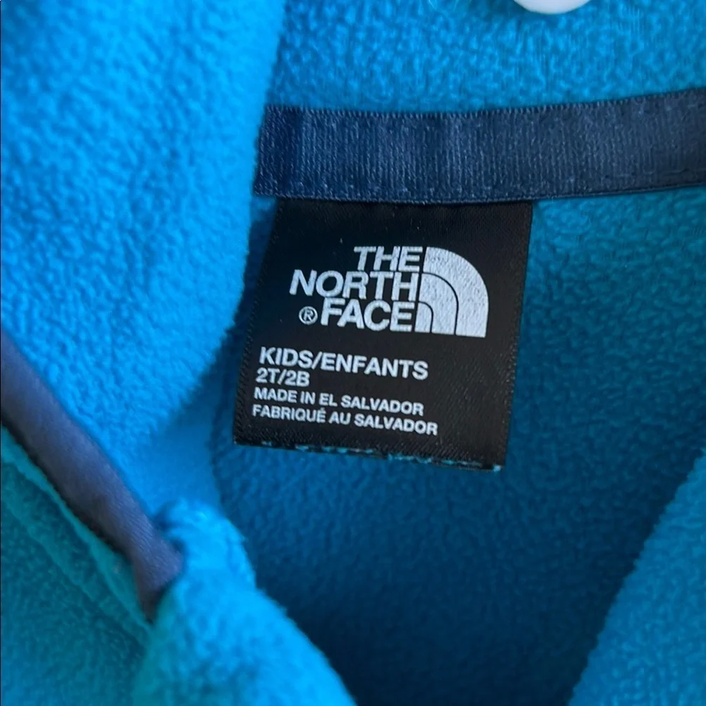 The North Face Kids Blue fleece zippered sweater